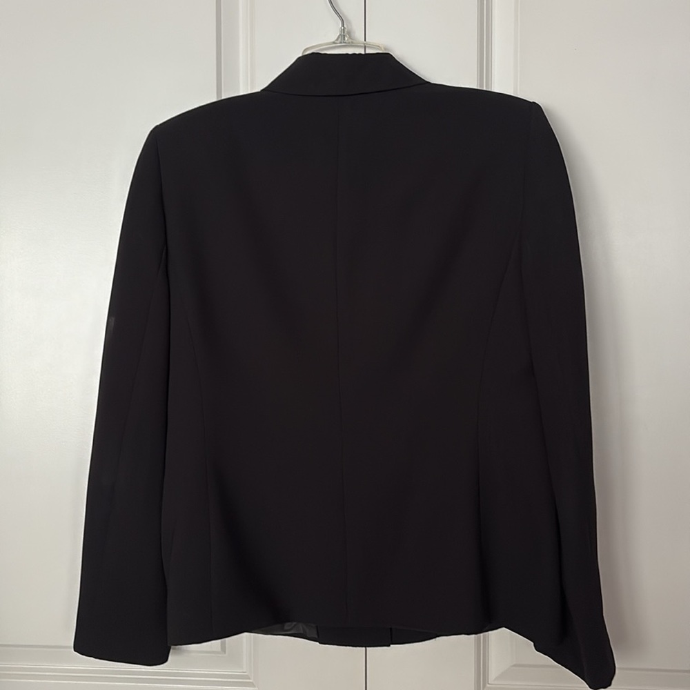 Evan Picone Suit Basic Black Blazer Fully Lined W… - image 4